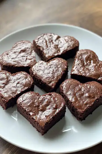 Heart Shaped Brownies Recipe taken with iphone 15 pro max --iw 2 --ar 4:5 --v 6.1 --raw