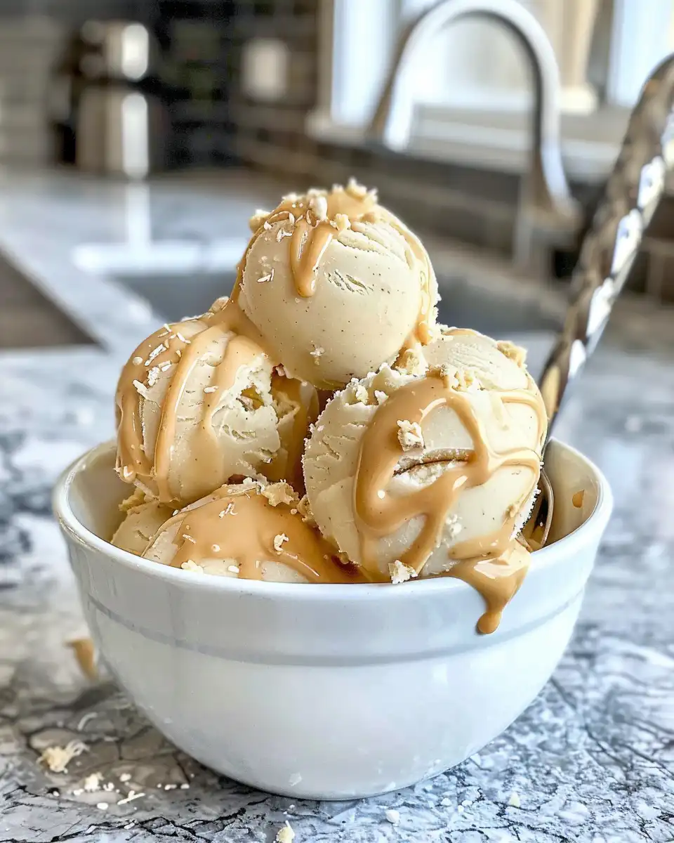Ingredients for frozen yogurt peanut butter bites including banana and yogurt