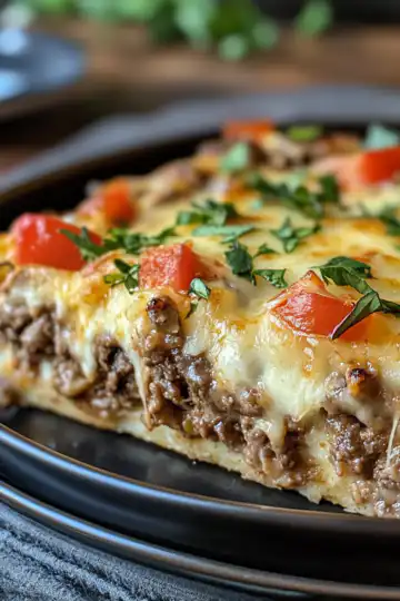 High Protein Low Carb Philly Cheesesteak Casserole Recipe taken with iphone 15 pro max --iw 2 --ar 4:5 --v 6.1 --raw