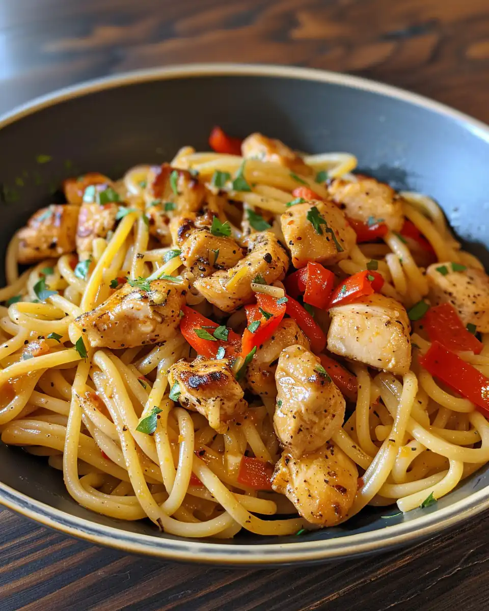 Honey pepper chicken pasta in pressure cooker countdown to yum
