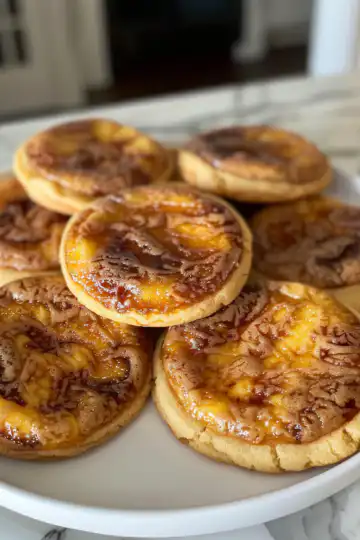 Irresistible Crème Brûlée Cookies taken with iphone 15 pro max --iw 2 --ar 4:5 --v 6.0 --raw