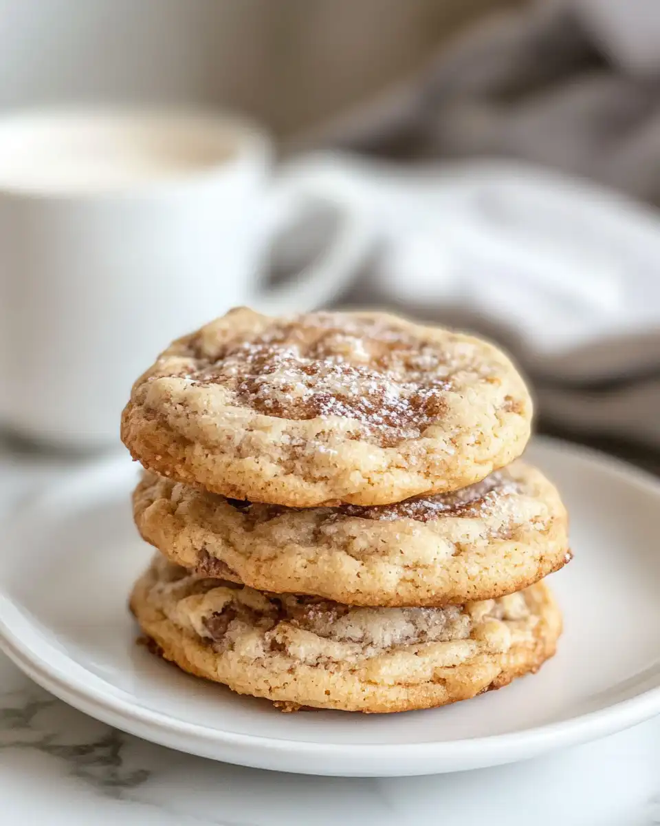 Golden baked Gilmore Girls Coffee Cake Cookies on cooling rack