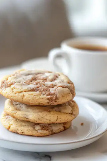 Irresistible Gilmore Girls Coffee Cake Cookies taken with iphone 15 pro max --iw 2 --ar 4:5 --v 6.1 --raw