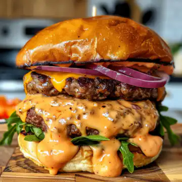 Irresistible Smoked Cajun Cheese Burgers taken with iphone 15 pro max --iw 2 --ar 4:5 --v 6.0 --raw