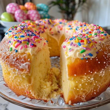 Italian Easter Cake taken with iphone 15 pro max --iw 2 --ar 4:5 --v 6.0 --raw