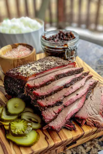 Jewish brisket taken with iphone 15 pro max --iw 2 --ar 4:5 --v 6.0 --raw