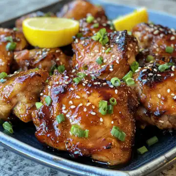 Juicy Japanese Bbq Chicken Thighs taken with iphone 15 pro max --iw 2 --ar 4:5 --v 6.1 --raw