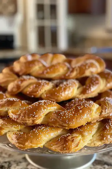 Koulourakia: Greek Easter Cookies Recipe taken with iphone 15 pro max --iw 2 --ar 4:5 --v 6.0 --raw