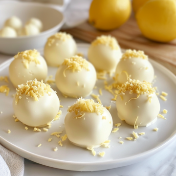 Lemon Cheesecake Truffles taken with iphone 15 pro max --iw 2 --ar 4:5 --v 6.0 --raw