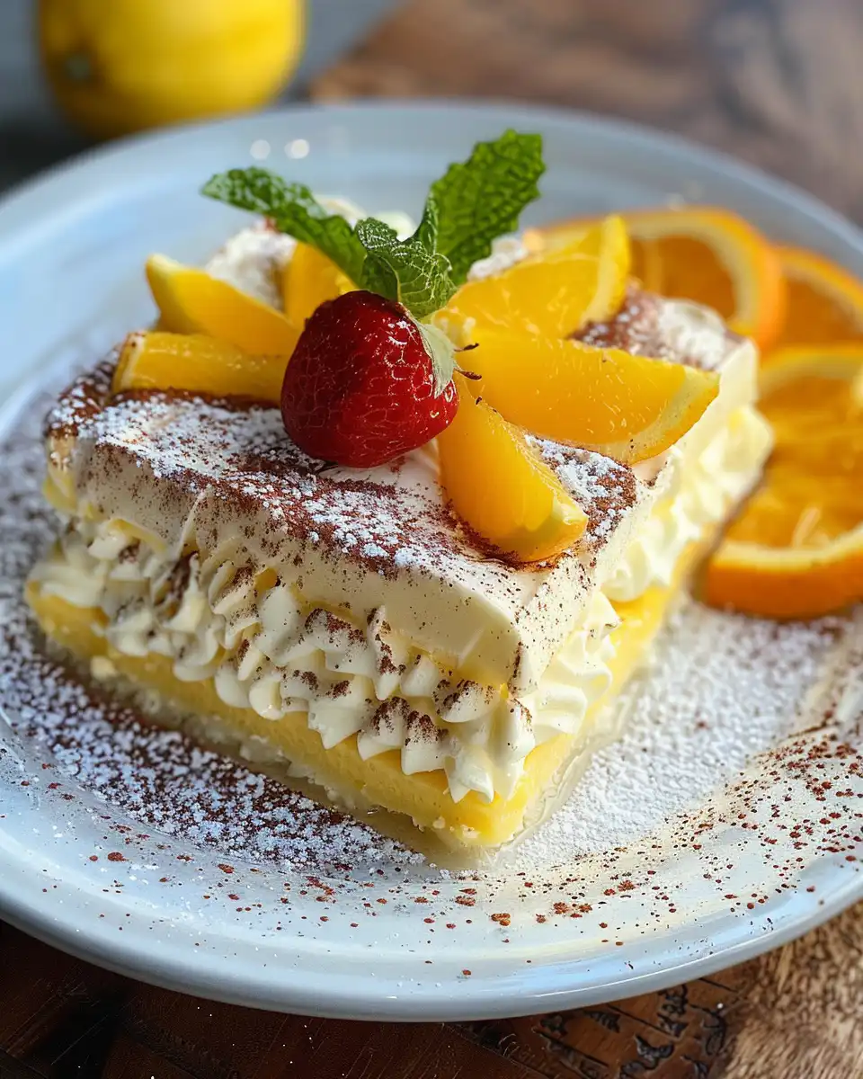 Lemon tiramisu in pressure cooker with rising valve and steam