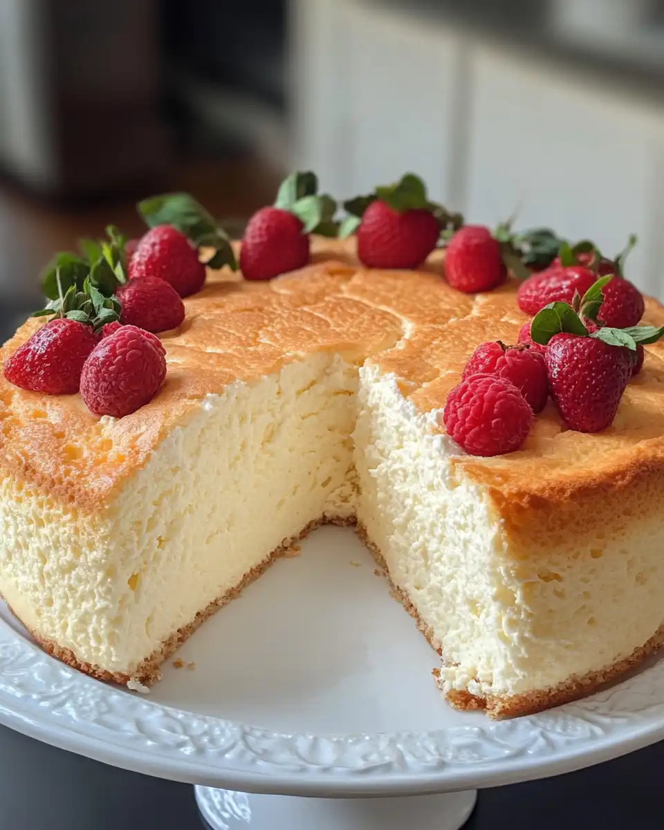 Final step of pressure cooker yogurt cloud cake baking