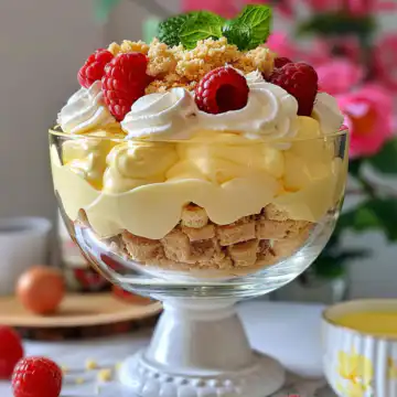 Light & Refreshing Easter Triffle Dessert taken with iphone 15 pro max --iw 2 --ar 4:5 --v 6.0 --raw