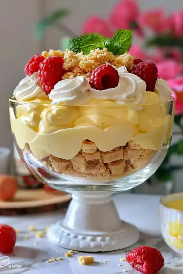 Light & Refreshing Easter Triffle Dessert taken with iphone 15 pro max --iw 2 --ar 4:5 --v 6.0 --raw