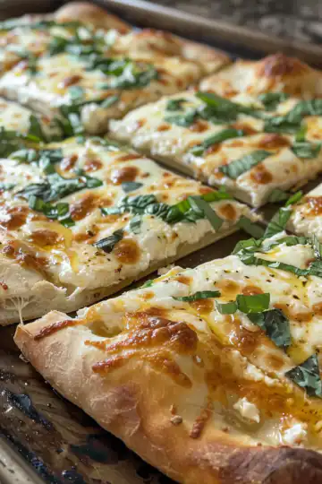 Make Amazing Ricotta Pizza With Spicy Honey Swirl taken with iphone 15 pro max --iw 2 --ar 4:5 --v 6.0 --raw