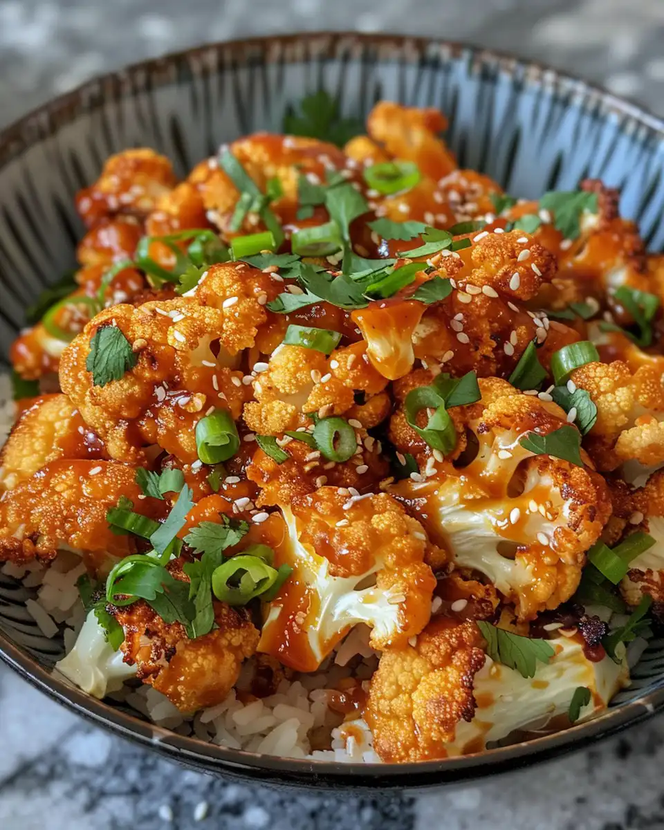 Maple Sriracha roasted cauliflower in the pressure cooker