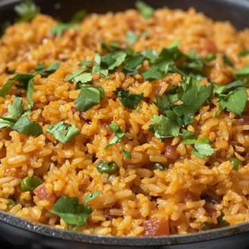 Mexican rice casserole taken with iphone 15 pro max --iw 2 --ar 4:5 --v 6.1 --raw