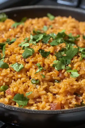 Mexican rice casserole taken with iphone 15 pro max --iw 2 --ar 4:5 --v 6.1 --raw