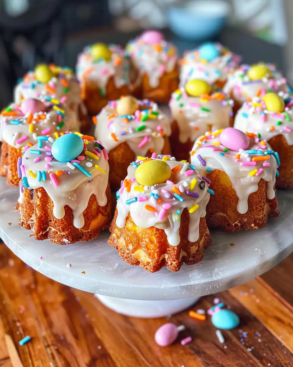 Ingredients and mix for Bunny Bundt Cakes ready in pressure cooker