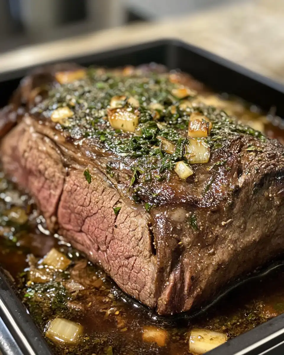 Pressure cooker with beef and peppers