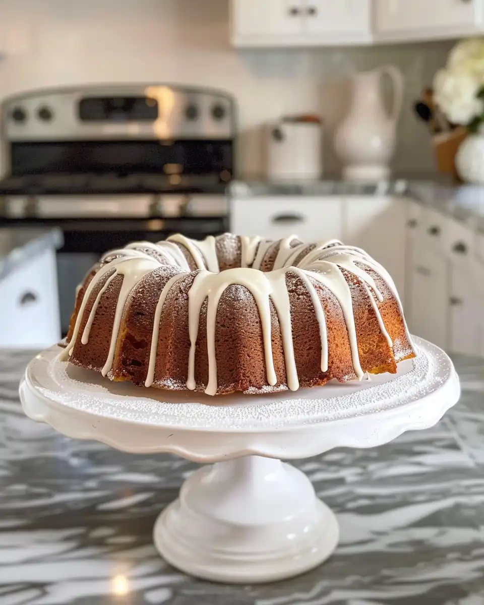 Moist carrot bundt cake fresh from pressure cooker steaming