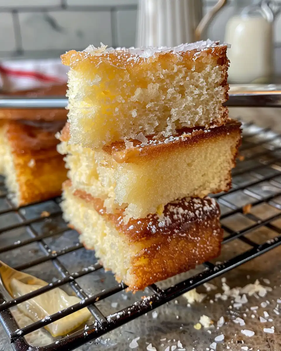 Ingredients lined up for lemon yogurt cake in bowls
