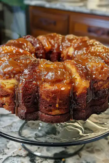 Mouthwatering Apple Fritter Cake Recipe taken with iphone 15 pro max --iw 2 --ar 4:5 --v 6.0 --raw