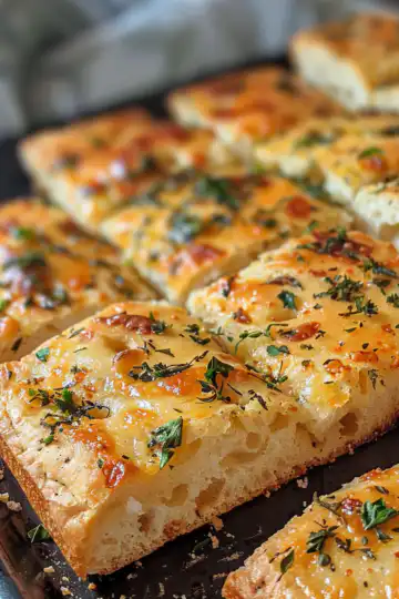 Must-Try Homemade Italian Herbs and Cheese Bread Recipe taken with iphone 15 pro max --iw 2 --ar 4:5 --v 6.0 --raw