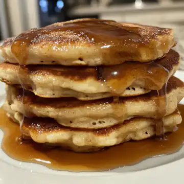 Nancy’s Cinnamon Roll Pancakes Recipe taken with iphone 15 pro max --iw 2 --ar 4:5 --v 6.1 --raw