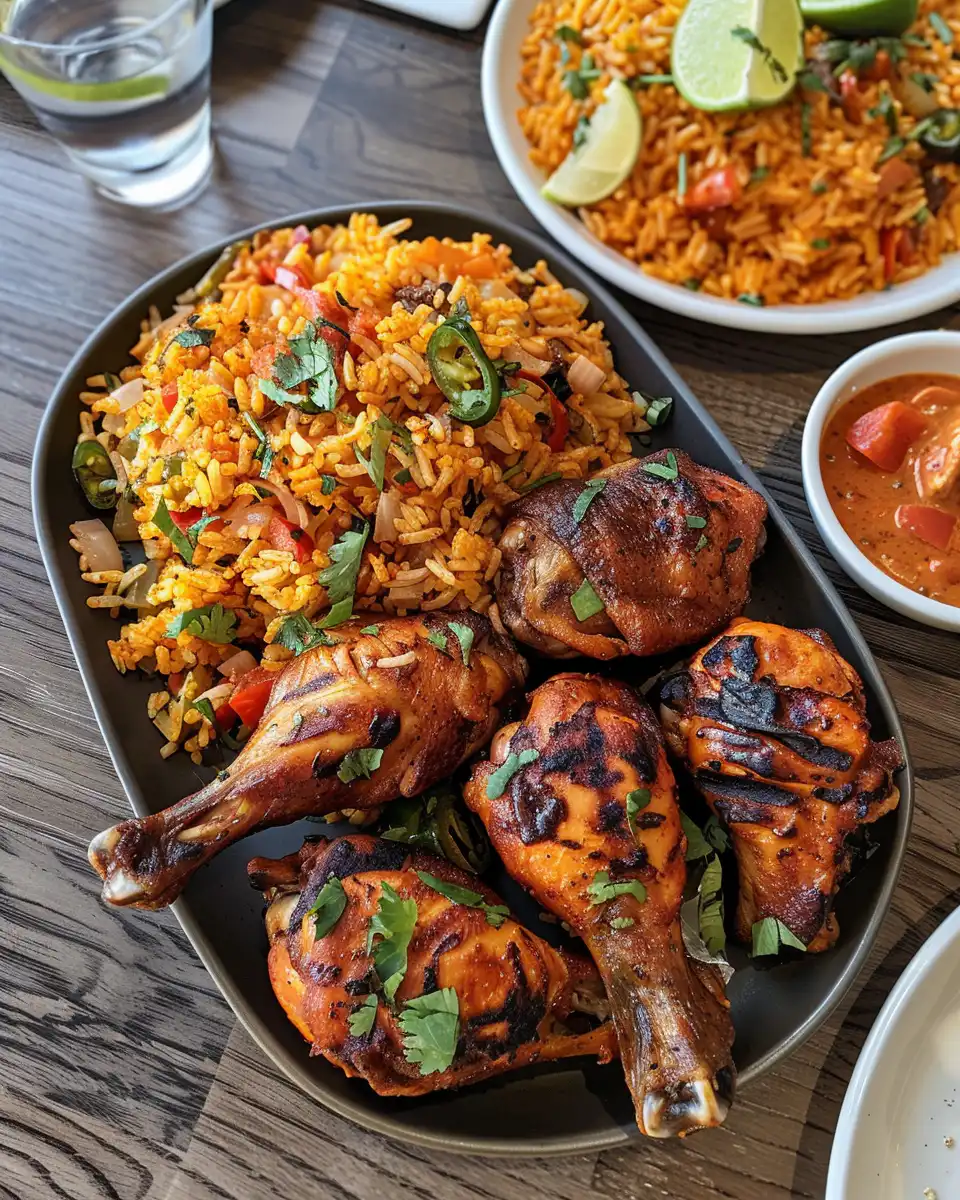 Pressure cooker rice simmering with spices