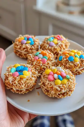 No Bake Birds Nest Cookies You Can Make in Minutes taken with iphone 15 pro max --iw 2 --ar 4:5 --v 6.0 --raw