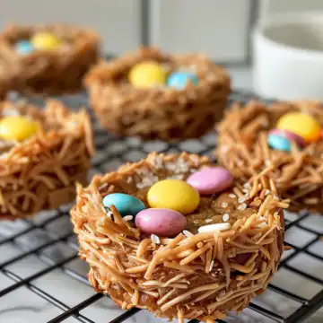 No Bake Birds Nest Cookies You Can Make in Minutes taken with iphone 15 pro max --iw 2 --ar 4:5 --v 6.0 --raw