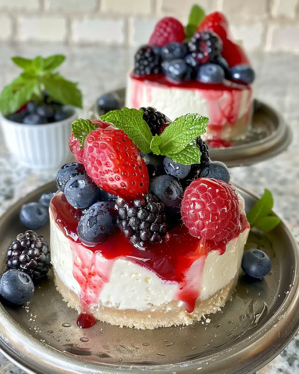 Mixing Greek yogurt and sugar-free Jello powder for cheesecake filling