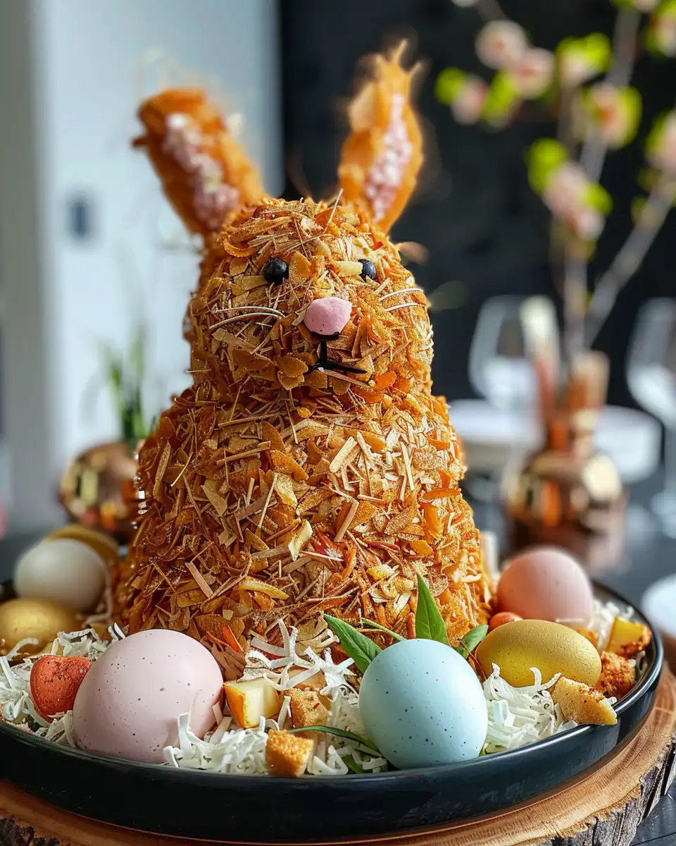 Ingredients and dough shaping for Osterhasen bunnies
