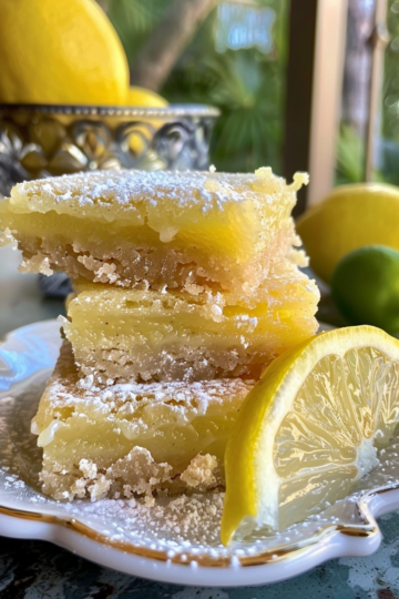 Passover lemon bars taken with iphone 15 pro max --iw 2 --ar 4:5 --v 6.0 --raw
