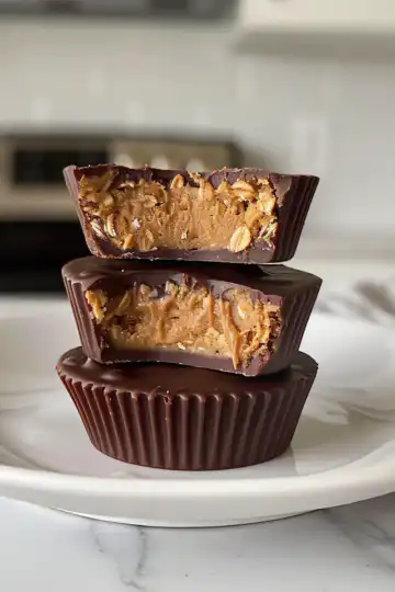 Peanut Butter Oat Cups You Can Make Without Baking taken with iphone 15 pro max --iw 2 --ar 4:5 --v 6.0 --raw