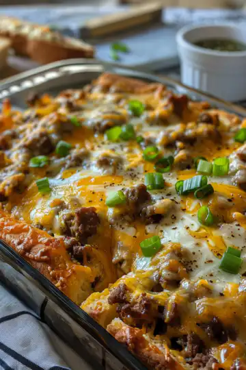 Philly Cheesesteak Casserole taken with iphone 15 pro max --iw 2 --ar 4:5 --v 6.0 --raw