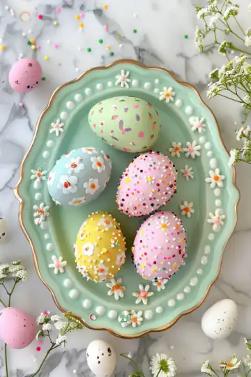 Pretty Easter Recipes taken with iphone 15 pro max --iw 2 --ar 4:5 --v 6.0 --raw
