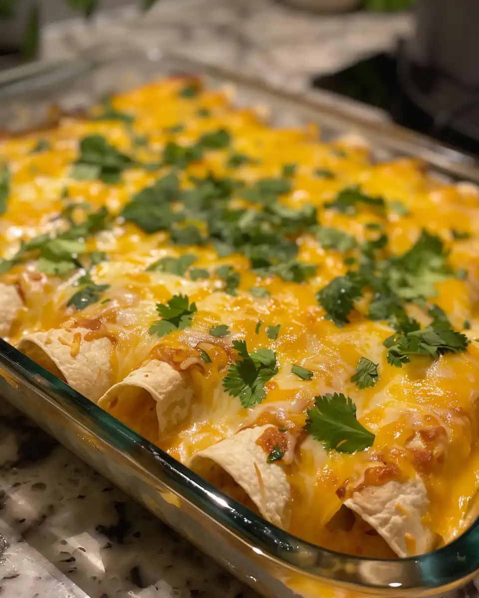 Ingredients for queso chicken enchiladas including shredded chicken, cheese, jalapeños