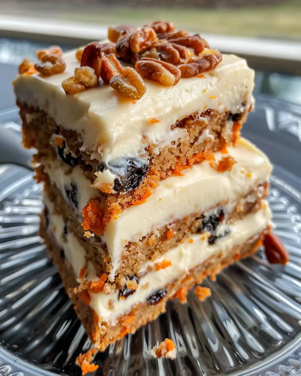 Freshly cooked raisin carrot cake fresh out of the pressure cooker with steam rising