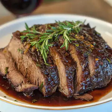 Red wine pot roast taken with iphone 15 pro max --iw 2 --ar 4:5 --v 6.1 --raw