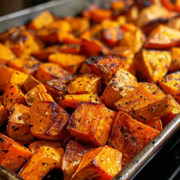 Roasted sweet potatoes taken with iphone 15 pro max --iw 2 --ar 4:5 --v 6.0 --raw