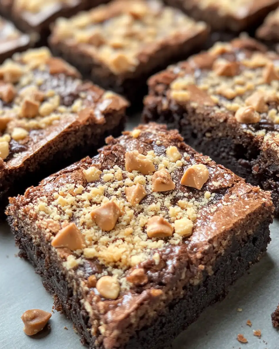 Close-up of Samoa Box Mix Brownies cooling after baking