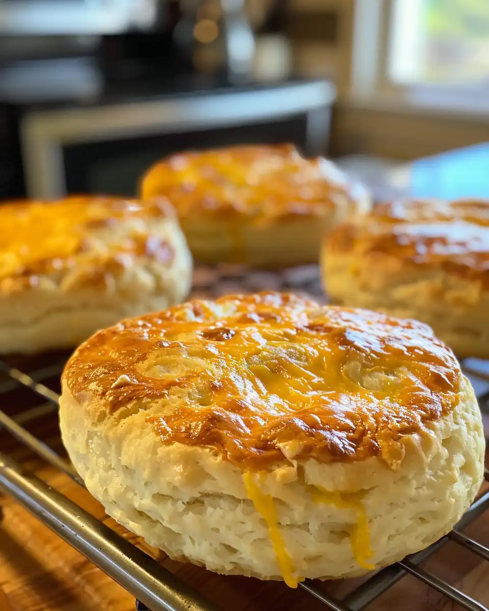 Freshly cooked pressure cooker sausage with chili biscuits