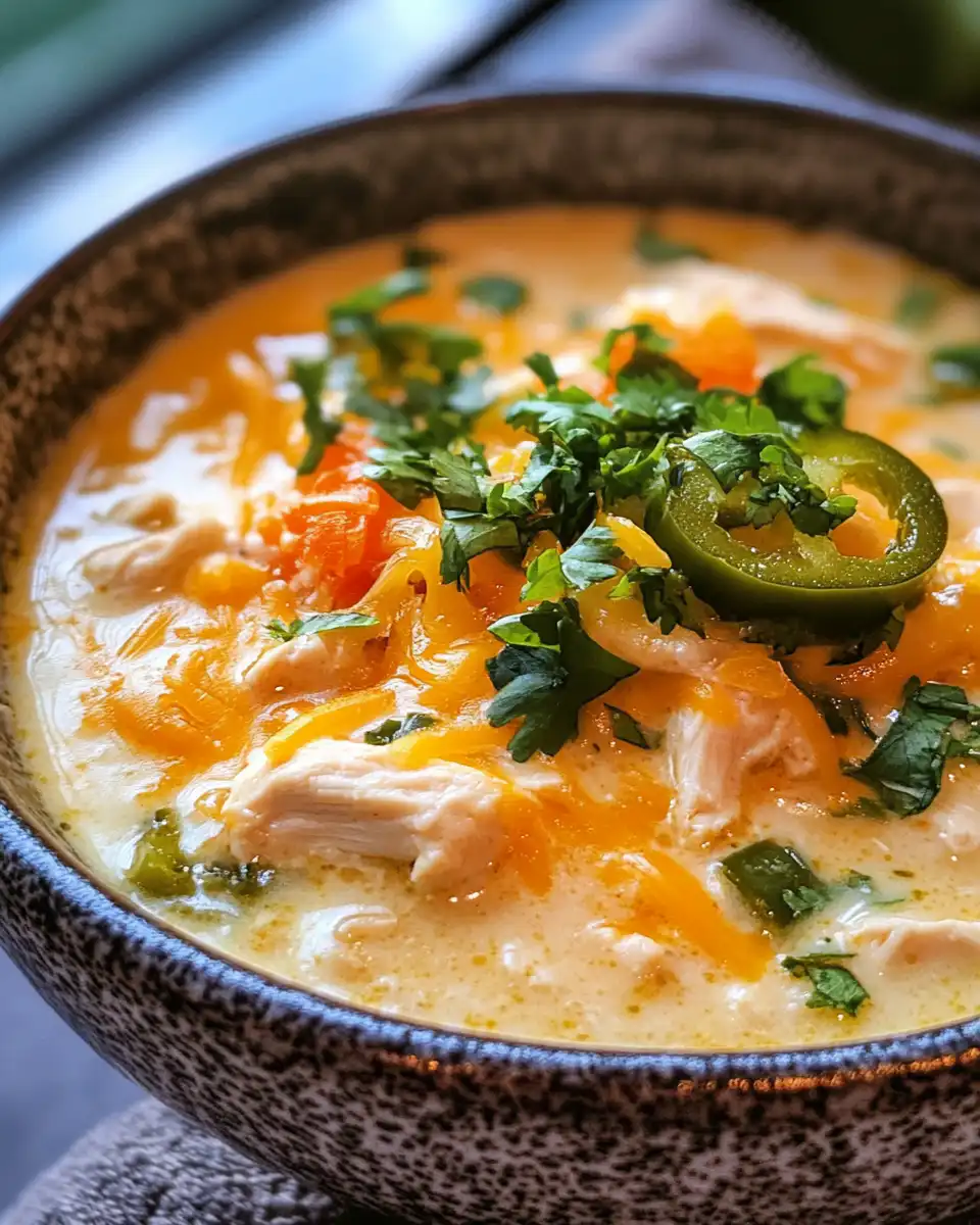 Fresh ingredients for chicken jalapeno popper soup in pressure cooker