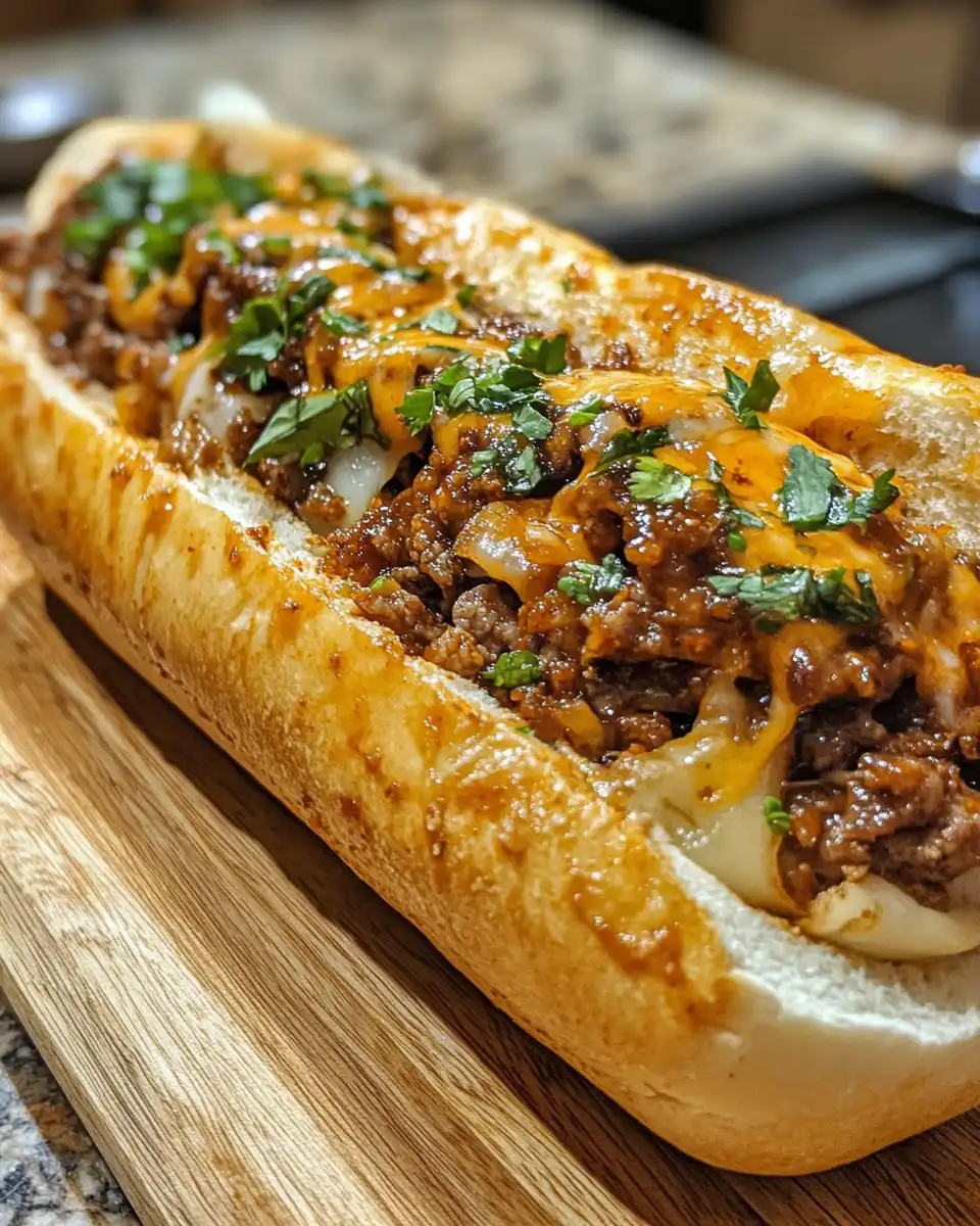 Ingredients for kimchi bulgogi cheesesteak layered in bowl