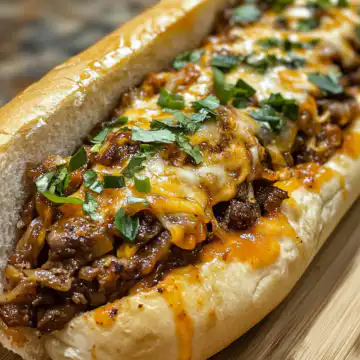 Spicy Kimchi Bulgogi Cheesesteak Recipe taken with iphone 15 pro max --iw 2 --ar 4:5 --v 6.1 --raw