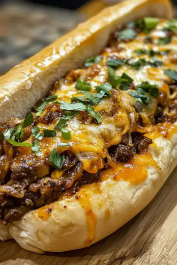 Spicy Kimchi Bulgogi Cheesesteak Recipe taken with iphone 15 pro max --iw 2 --ar 4:5 --v 6.1 --raw