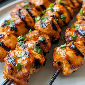 Spicy Thai Grilled Peanut Chicken Recipe taken with iphone 15 pro max --iw 2 --ar 4:5 --v 6.1 --raw