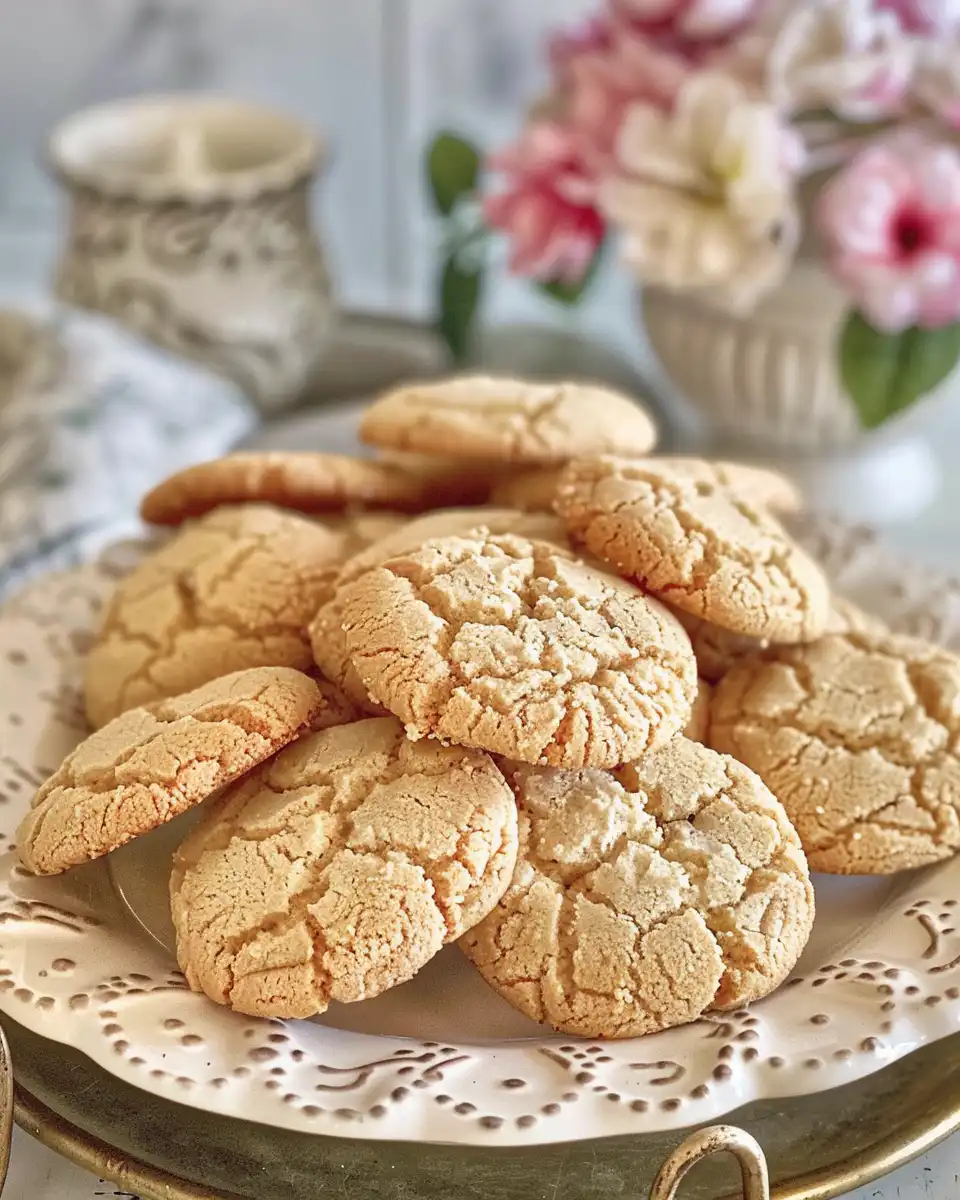 Ingredients for spring crinkle cookies laid out on counter