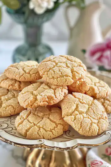 Spring Crinkle Cookies taken with iphone 15 pro max --iw 2 --ar 4:5 --v 6.0 --raw